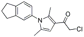 2-CHLORO-1-[1-(2,3-DIHYDRO-1H-INDEN-5-YL)-2,5-DIMETHYL-1H-PYRROL-3-YL]ETHANONE Struktur