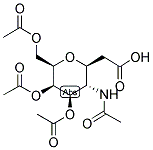 2-(2-ACETAMIDO-2-DEOXY-3,4,6-TRI-O-ACETYL-ALPHA-D-GALACTOPYRANOSYL)-ACETIC ACID Struktur