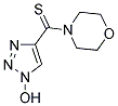 4-(MORPHOLIN-4-YLCARBONOTHIOYL)-1H-1,2,3-TRIAZOL-1-OL Struktur