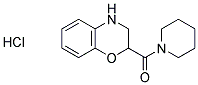 2-(PIPERIDIN-1-YLCARBONYL)-3,4-DIHYDRO-2H-1,4-BENZOXAZINE HYDROCHLORIDE Struktur