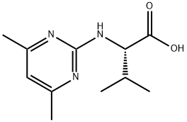 2-(4,6-DIMETHYL-PYRIMIDIN-2-YLAMINO)-3-METHYL-BUTYRIC ACID Struktur