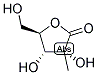 2-C-METHYL-D-RIBONIC-1,4-LACTONE Struktur