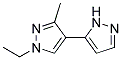 1'-ETHYL-3'-METHYL-2H,1'H-[3,4']BIPYRAZOLYL Struktur