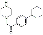 1-(4-CYCLOHEXYLPHENYL)-2-PIPERAZIN-1-YLETHANONE Struktur