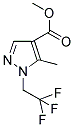 5-METHYL-1-(2,2,2-TRIFLUORO-ETHYL)-1H-PYRAZOLE-4-CARBOXYLIC ACID METHYL ESTER Struktur