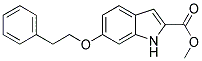 6-PHENETHYLOXY-1H-INDOLE-2-CARBOXYLIC ACID METHYL ESTER Struktur