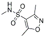 N,3,5-TRIMETHYLISOXAZOLE-4-SULFONAMIDE Struktur