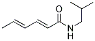 2,4-HEXADIENOIC ACID ISOBUTYLAMIDE Struktur