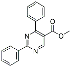 METHYL-2,4-DIPHENYL-5-PYRIMIDINE CARBOXYLATE Struktur