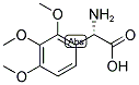 (S)-AMINO-(2,3,4-TRIMETHOXY-PHENYL)-ACETIC ACID Struktur