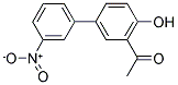 1-(4-HYDROXY-3'-NITRO[1,1'-BIPHENYL]-3-YL)ETHANONE Struktur