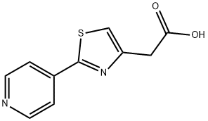 (2-PYRIDIN-4-YL-THIAZOL-4-YL)-ACETIC ACID Struktur