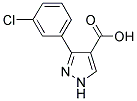 3-(3-CHLOROPHENYL)-PYRAZOLE-4-CARBOXYLIC ACID Struktur