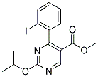 METHYL-2-ISOPROPOXY-4-(2-IODOPHENYL)-5-PYRIMIDINE CARBOXYLATE Struktur