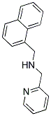 N-(1-NAPHTHYLMETHYL)-N-(PYRIDIN-2-YLMETHYL)AMINE Struktur