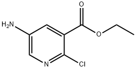 5-AMINO-2-CHLORO-NICOTINIC ACID ETHYL ESTER Struktur