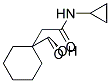 1-[2-(CYCLOPROPYLAMINO)-2-OXOETHYL]CYCLOHEXANECARBOXYLIC ACID Struktur