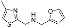 FURAN-2-YLMETHYL-(4-METHYL-THIAZOL-2-YLMETHYL)-AMINE Struktur