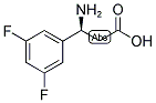 (S)-3-AMINO-3-(3,5-DIFLUORO-PHENYL)-PROPIONIC ACID Struktur