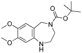 4-BOC-7,8-DIMETHOXY-2,3,4,5-TETRAHYDRO-1H-BENZO[E][1,4]DIAZEPINE Struktur