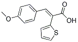 (2Z)-3-(4-METHOXYPHENYL)-2-THIEN-2-YLACRYLIC ACID Struktur