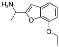 1-(7-ETHOXY-1-BENZOFURAN-2-YL)ETHANAMINE Struktur