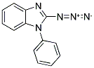 2-AZIDO-1-PHENYL-1H-BENZOIMIDAZOLE Struktur