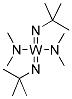 BIS(TERT-BUTYLIMINO)BIS(DIMETHYLAMINO)TUNGSTEN(VI) Struktur