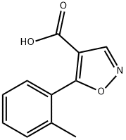 5-O-TOLYL-ISOXAZOLE-4-CARBOXYLIC ACID Struktur