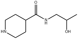 PIPERIDINE-4-CARBOXYLIC ACID (2-HYDROXY-PROPYL)-AMIDE Struktur