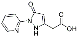 (5-OXO-1-PYRIDIN-2-YL-2,5-DIHYDRO-1H-PYRAZOL-3-YL)ACETIC ACID Struktur