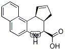 (3AR,4S,11CS)-3A,4,5,11C-TETRAHYDRO-3H-BENZO[F]CYCLOPENTA[C]QUINOLINE-4-CARBOXYLIC ACID Struktur