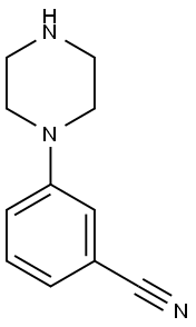 1-(3-CYANOPHENYL)PIPERAZINE Struktur