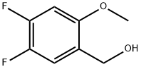 4,5-DIFLUORO-2-METHOXYBENZYL ALCOHOL Struktur