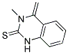 3-METHYL-4-METHYLENE-3,4-DIHYDROQUINAZOLINE-2(1H)-THIONE Struktur