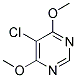 5-CHLORO-4,6-DIMETHOXYPYRIMIDINE Struktur