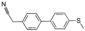 [4'-(METHYLSULFANYL)[1,1'-BIPHENYL]-4-YL]ACETONITRILE Struktur