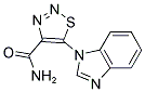 5-(1H-BENZIMIDAZOL-1-YL)-1,2,3-THIADIAZOLE-4-CARBOXAMIDE Struktur