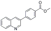 METHYL 4-(3-QUINOLINYL)BENZOATE Struktur