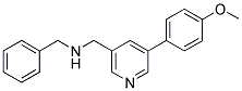 N-BENZYL-1-[5-(4-METHOXYPHENYL)PYRIDIN-3-YL]METHANAMINE Struktur