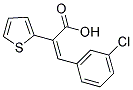 (2E)-3-(3-CHLOROPHENYL)-2-THIEN-2-YLACRYLIC ACID Struktur