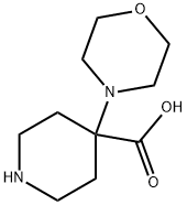 4-MORPHOLIN-4-YL-PIPERIDINE-4-CARBOXYLIC ACID Struktur