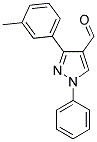 3-(3-METHYLPHENYL)-1-PHENYL-1H-PYRAZOLE-4-CARBALDEHYDE Struktur