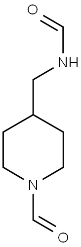 N-(1-FORMYL-PIPERIDIN-4-YLMETHYL)-FORMAMIDE Struktur