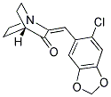 2-(6-CHLORO-BENZO[1,3]DIOXOL-5-YLMETHYLENE)-1-AZA-BICYCLO[2.2.2]OCTAN-3-ONE Struktur