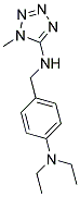 N-(4-(DIETHYLAMINO)BENZYL)-1-METHYL-1H-TETRAZOL-5-AMINE Struktur