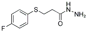 3-[(4-FLUOROPHENYL)THIO]PROPANOHYDRAZIDE Struktur