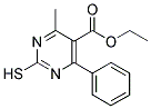 ETHYL 6-METHYL-4-PHENYL-2-MERCAPTOPYRIMIDINE-5-CARBOXYLATE Struktur