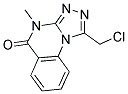 1-(CHLOROMETHYL)-4-METHYL[1,2,4]TRIAZOLO[4,3-A]QUINAZOLIN-5(4H)-ONE Struktur