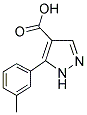 5-M-TOLYL-1H-PYRAZOLE-4-CARBOXYLIC ACID Struktur